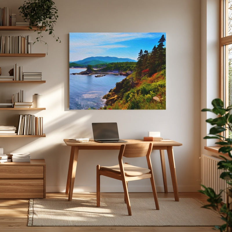 Rocky Coastal Wilderness Vista — Cape Breton Island, Nova Scotia, view 4