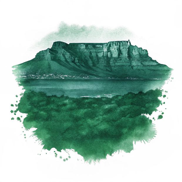 Cape Town watercolor