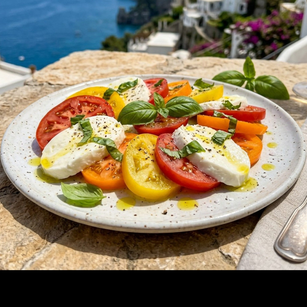 Local cuisine study in Capri, Italy