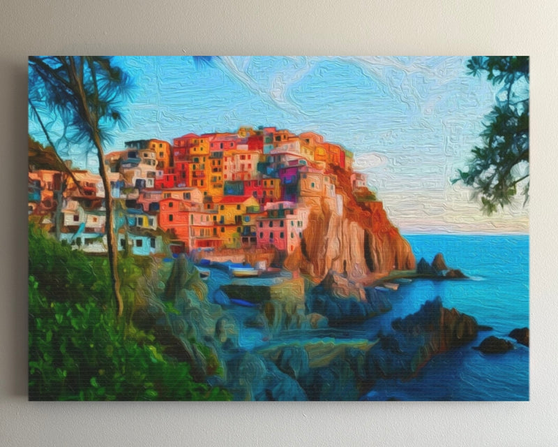 Clifftop Village by Sea — Capri, Italy