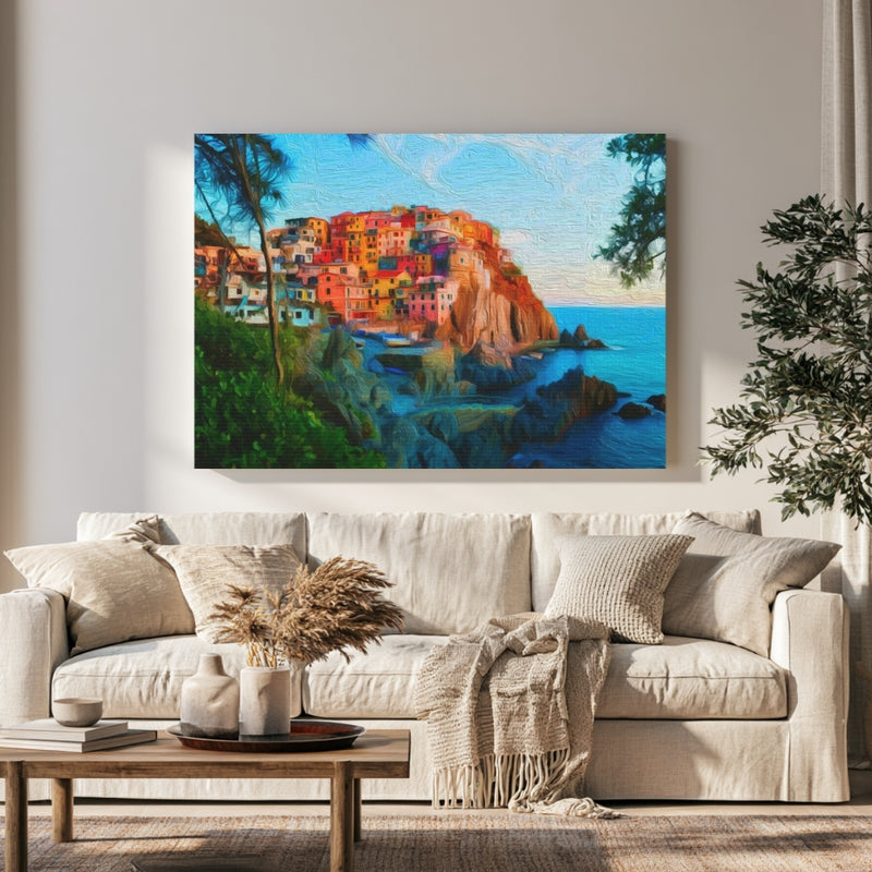 Clifftop Village by Sea — Capri, Italy, view 1