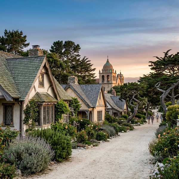 Botanical and pigment specimen study for Carmel-by-the-Sea, California