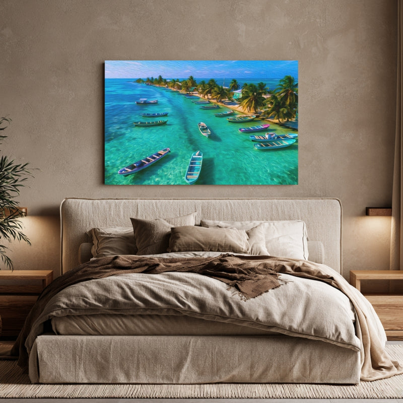 Tropical Island Boats Anchorage — Caye Caulker, Belize, view 6