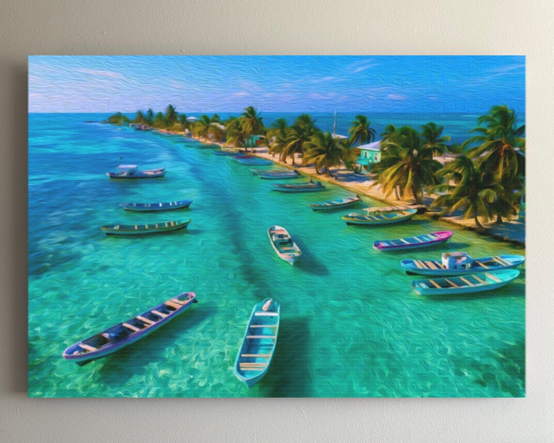 Tropical Island Boats Anchorage — Caye Caulker, Belize