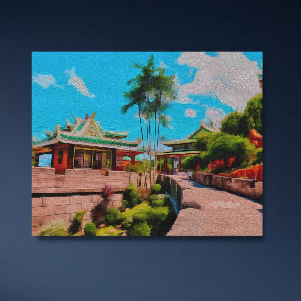 Cebu, Philippines | Taoist Temple Cebu | Original Series Gallery Canvas detail