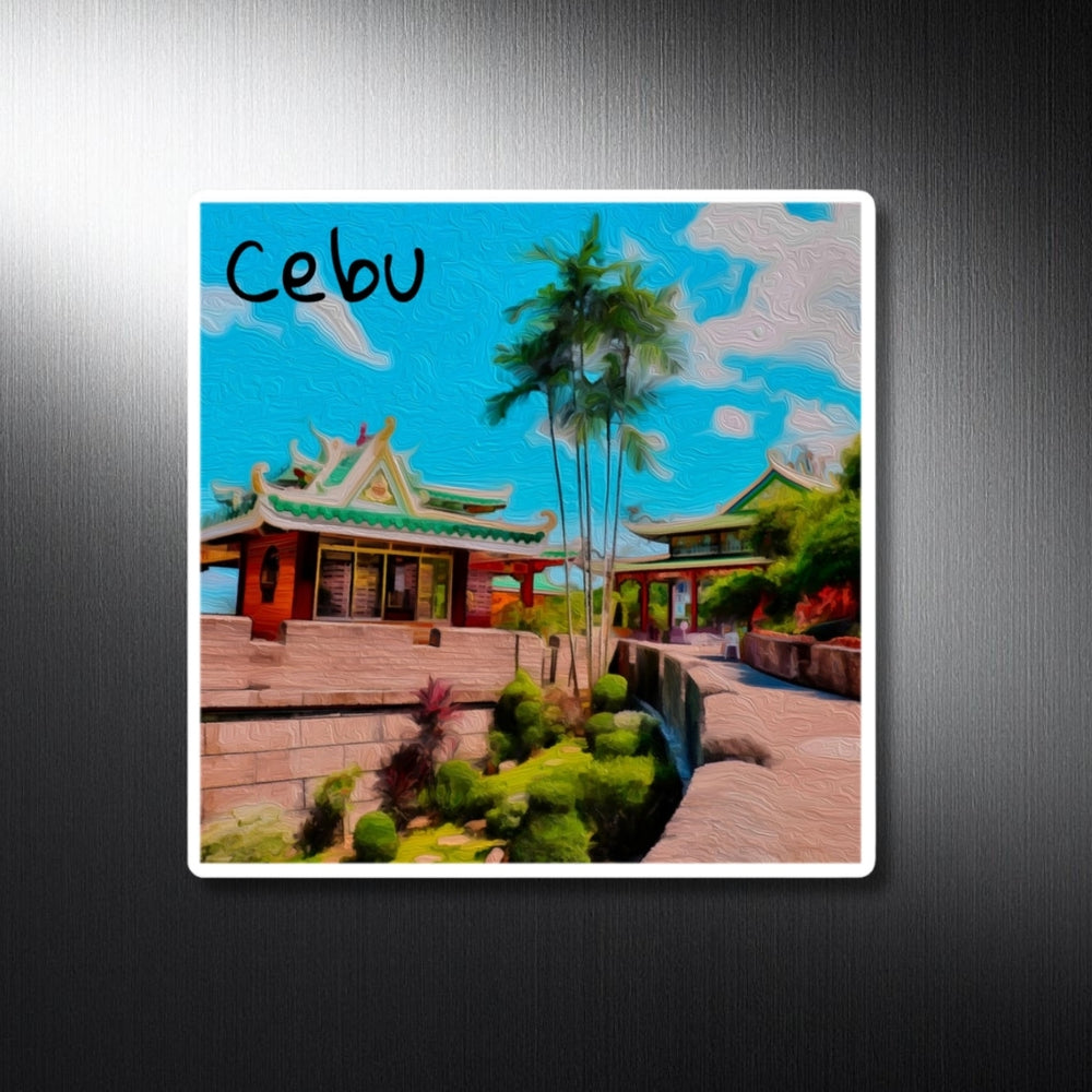 Cebu, Philippines | Taoist Temple Cebu | Original Series Decorative Magnet