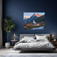 Chamonix Village Aiguilles du Midi — study 2 thumbnail