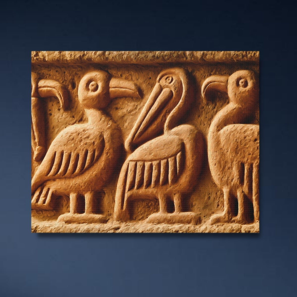 Chan Chan Bird Friezes — Chan Chan, Peru, study 4