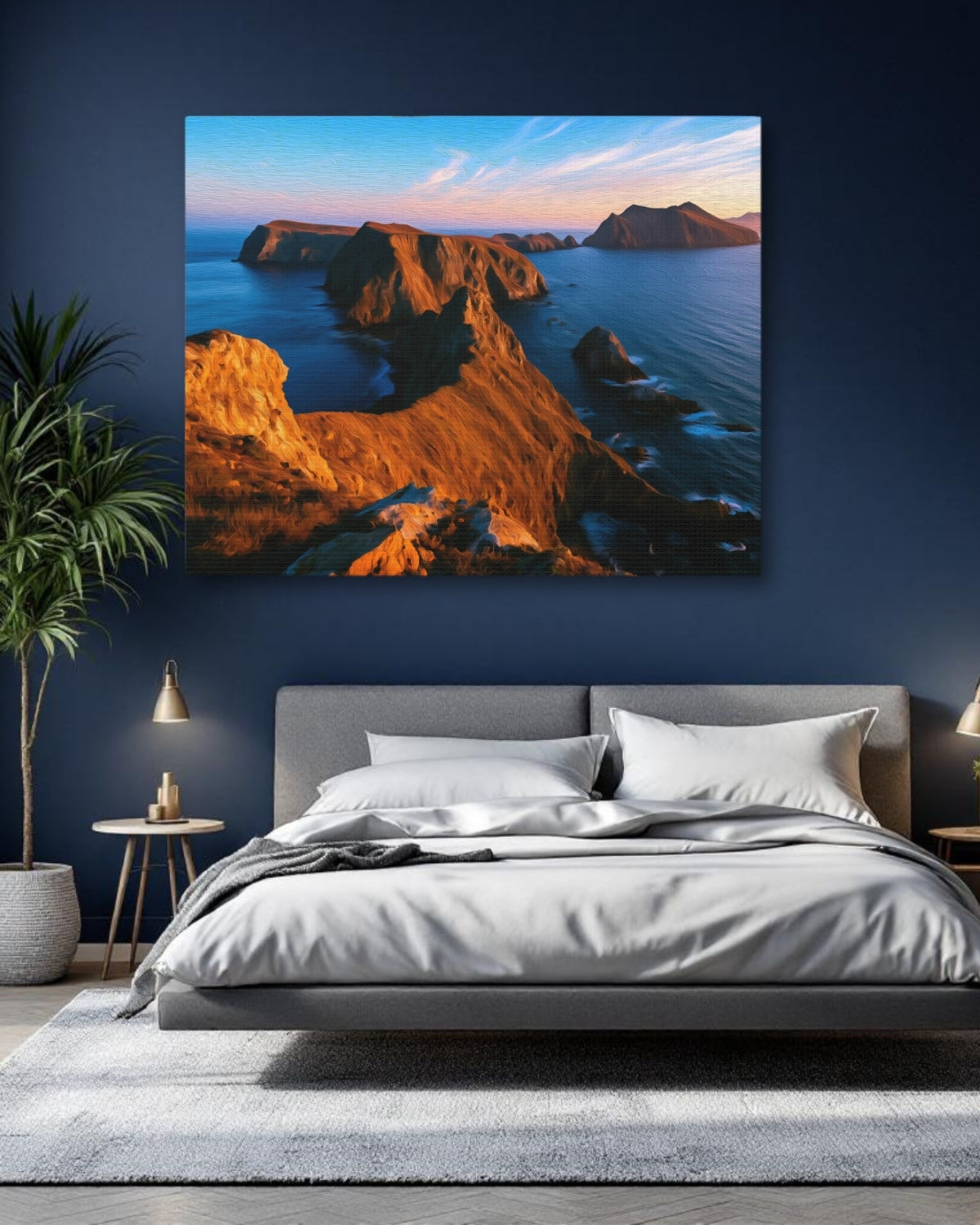 Rugged Coastal Island Cliffs — Channel Islands, California, study 1