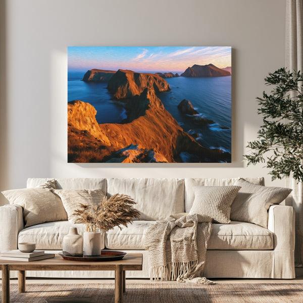 Channel Islands, California | Anacapa Island Sea Cliffs | Original Series Gallery Canvas