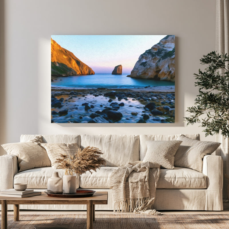 Painted Cave Rocky Cove — Channel Islands, California, view 1