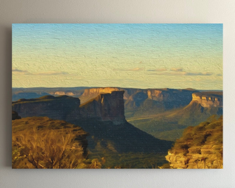 Tabletop Mountains Canyon Vista — Chapada Diamantina, Brazil