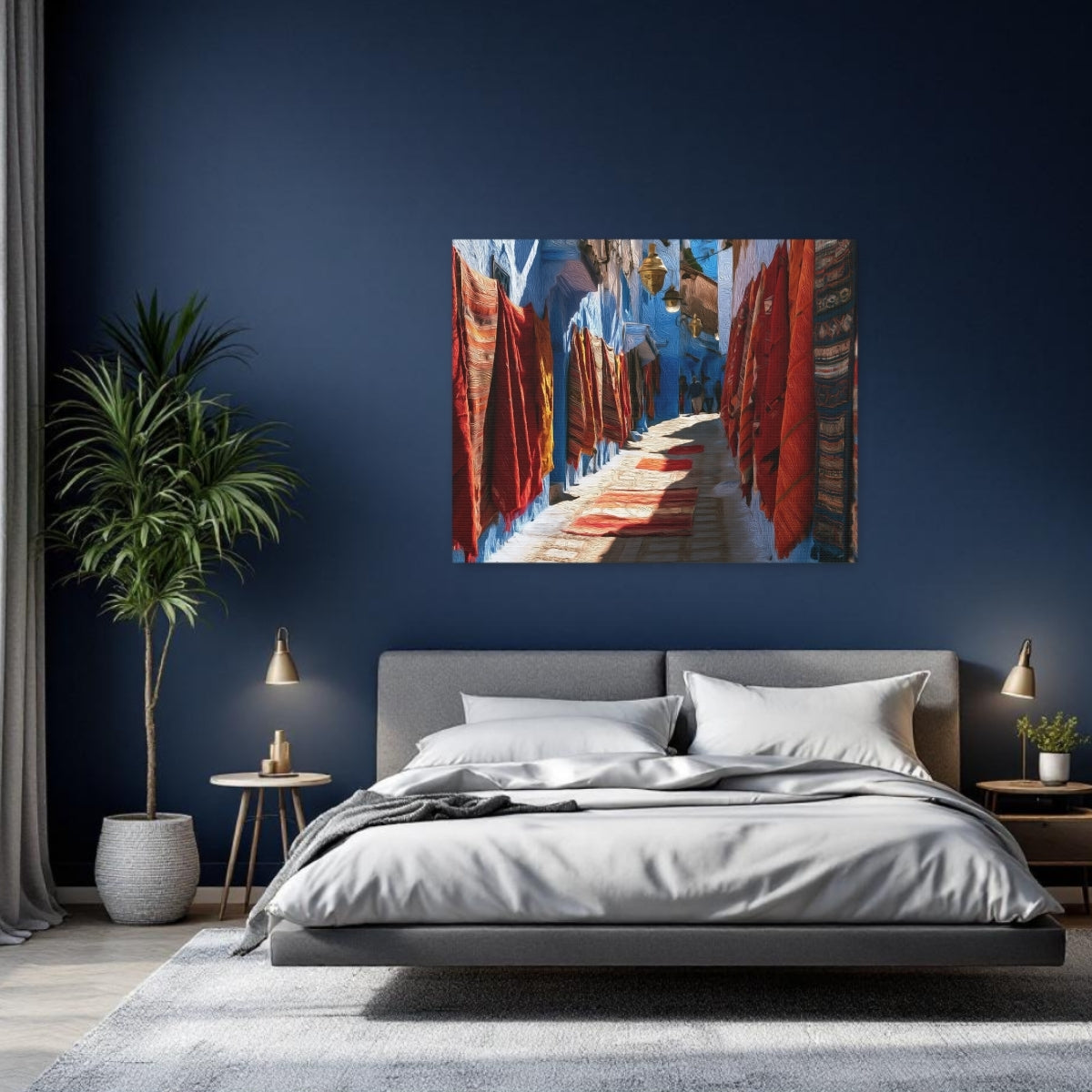 Chefchaouen Blue Medina Alley — Chefchaouen, Morocco, study 2