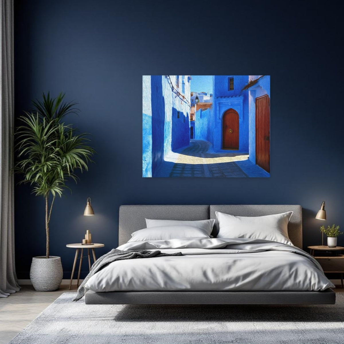 Chefchaouen Blue Medina Alley — Chefchaouen, Morocco, study 2