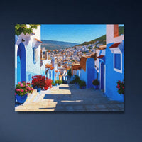 Chefchaouen Blue Medina Alley — study 4 thumbnail