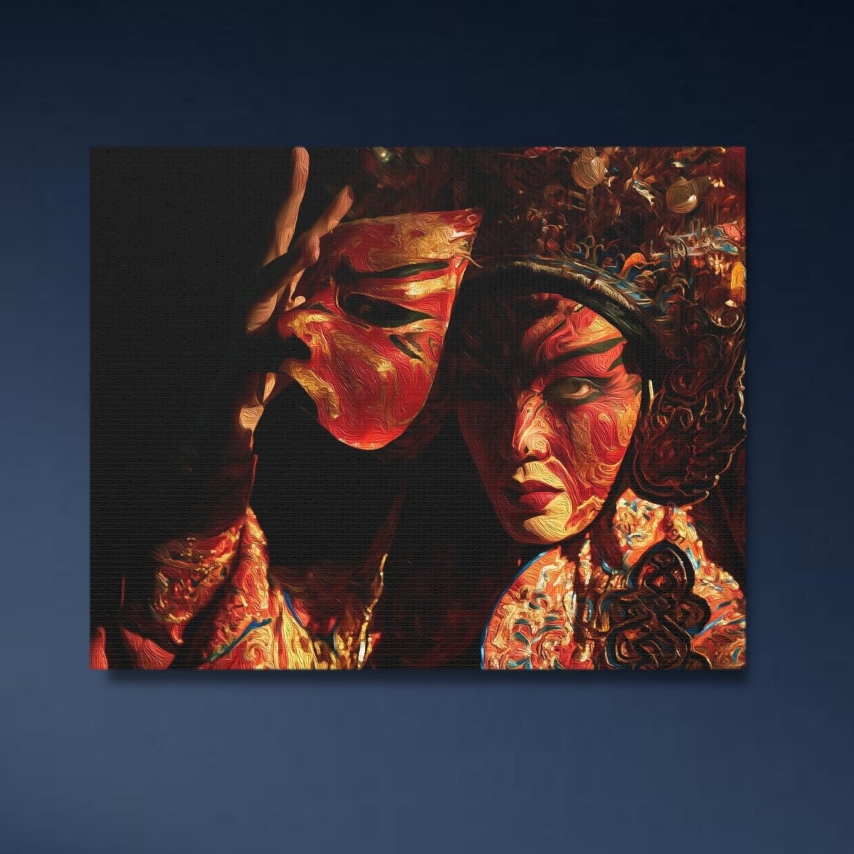 Sichuan Opera Face-Changing Performance — Chengdu, China, study 4