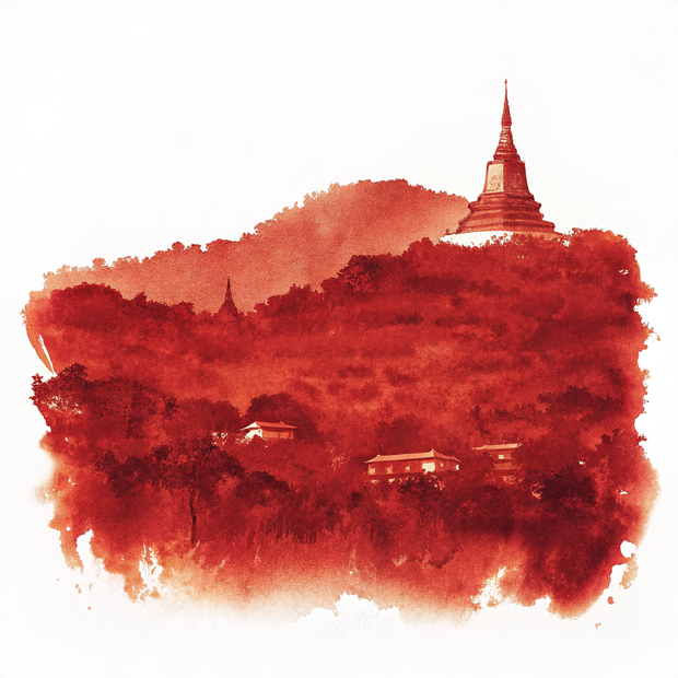 Chiang Mai watercolor