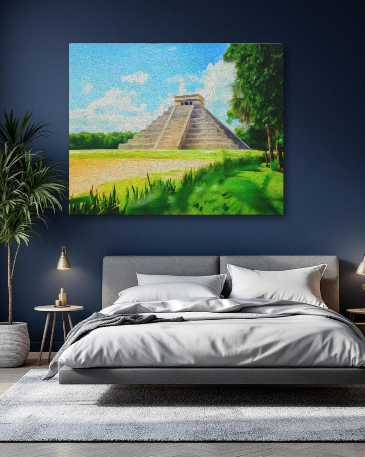 Ancient Mayan Pyramid Ruins — Chichen Itza, Mexico, study 1