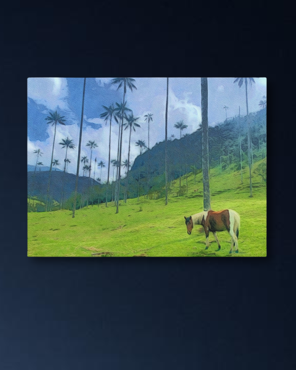 Valle de Cocora, Colombia | Cocora Wax Palm Forest | Original Series Gallery Canvas detail