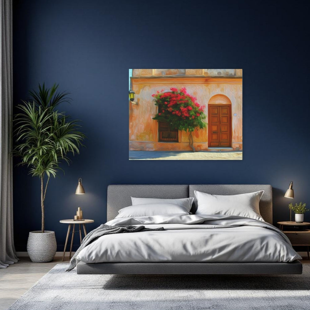 Colonia del Sacramento, Uruguay | Colonial Street Doorway Scene | Original Series Gallery Canvas detail