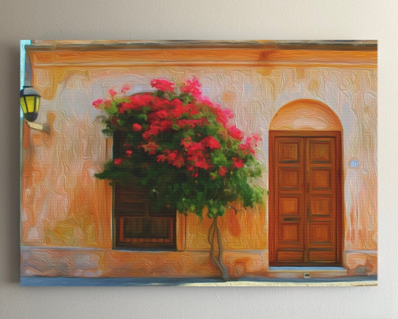 Colonial Street Doorway Scene — Colonia del Sacramento, Uruguay
