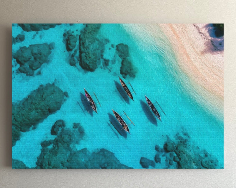 Turquoise Lagoon Outrigger Canoes — Cook Islands, Cook Islands