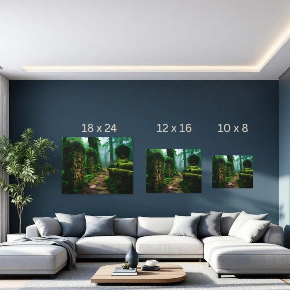 Copan Ruins, Honduras | Ancient Maya Forest Ruins | Original Series Gallery Canvas detail