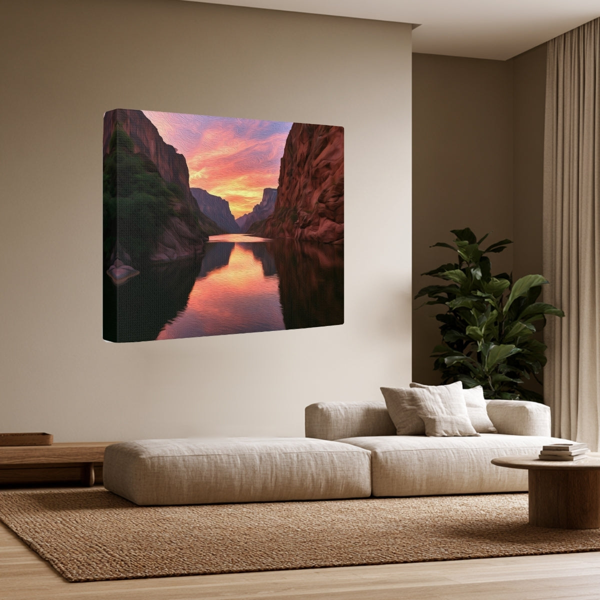 Copper Canyon River Gorge Sunset — Copper Canyon, Mexico, view 2