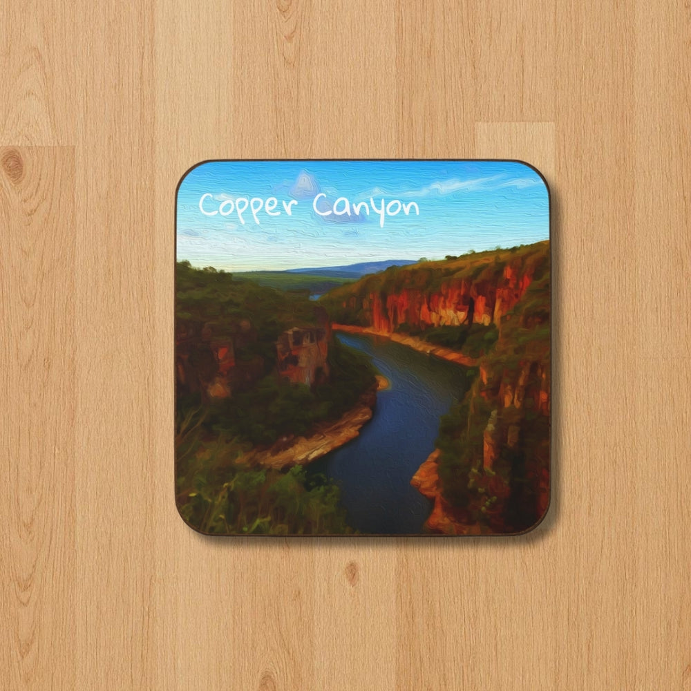 Copper Canyon, Mexico | Copper Canyon River Gorge | Original Series Hardboard Coaster