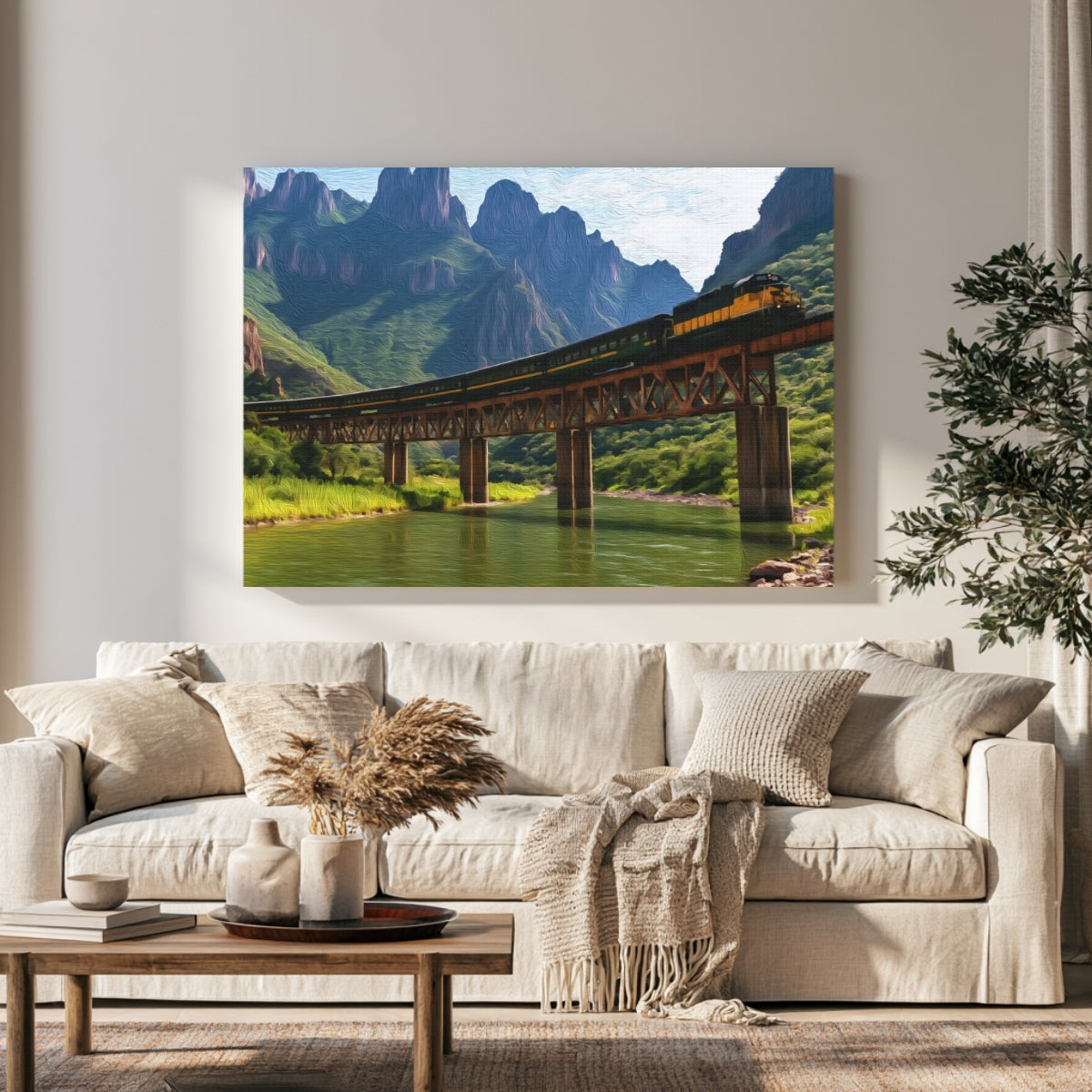 El Chepe Train Bridge — Copper Canyon, Mexico, view 1