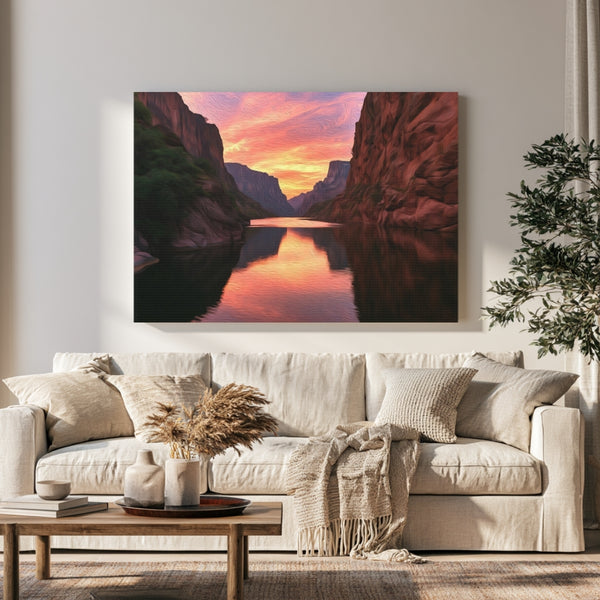 Copper Canyon River Gorge Sunset