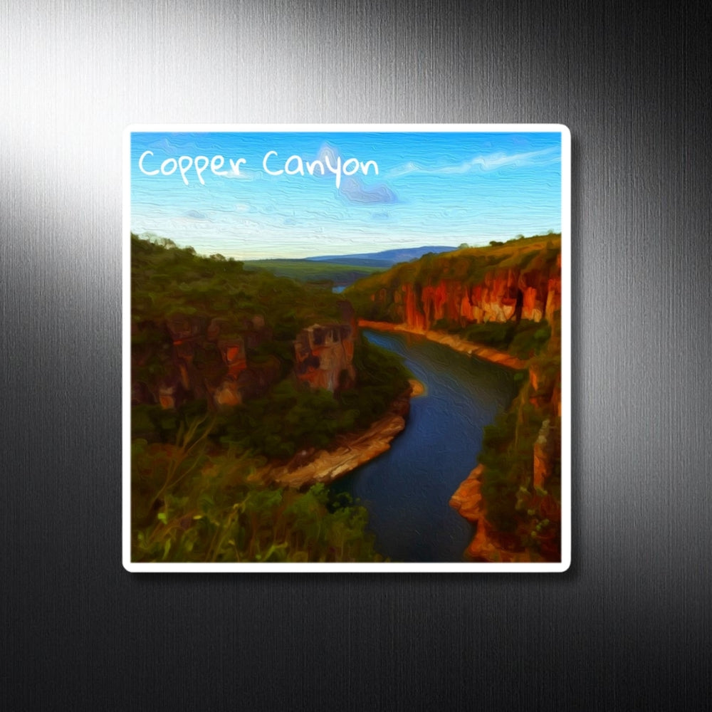 Copper Canyon, Mexico | Copper Canyon River Gorge | Original Series Decorative Magnet