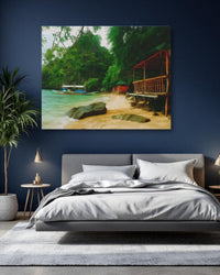 Tropical Beach Bamboo Hut — study 1 thumbnail