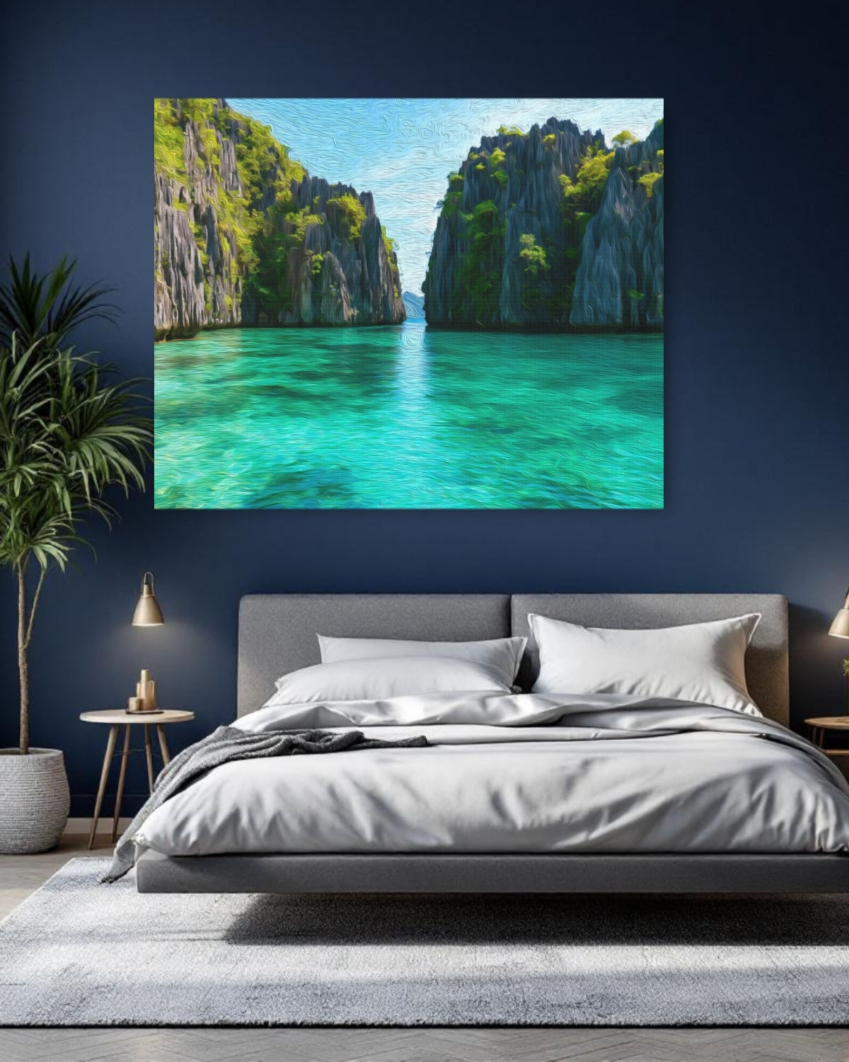 Coron Twin Lagoon Karst Cliffs — Coron, Philippines, study 1