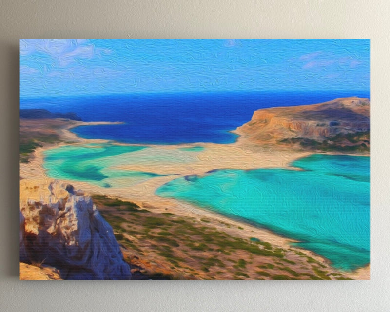Balos Lagoon Coastal Vista — Crete, Greece