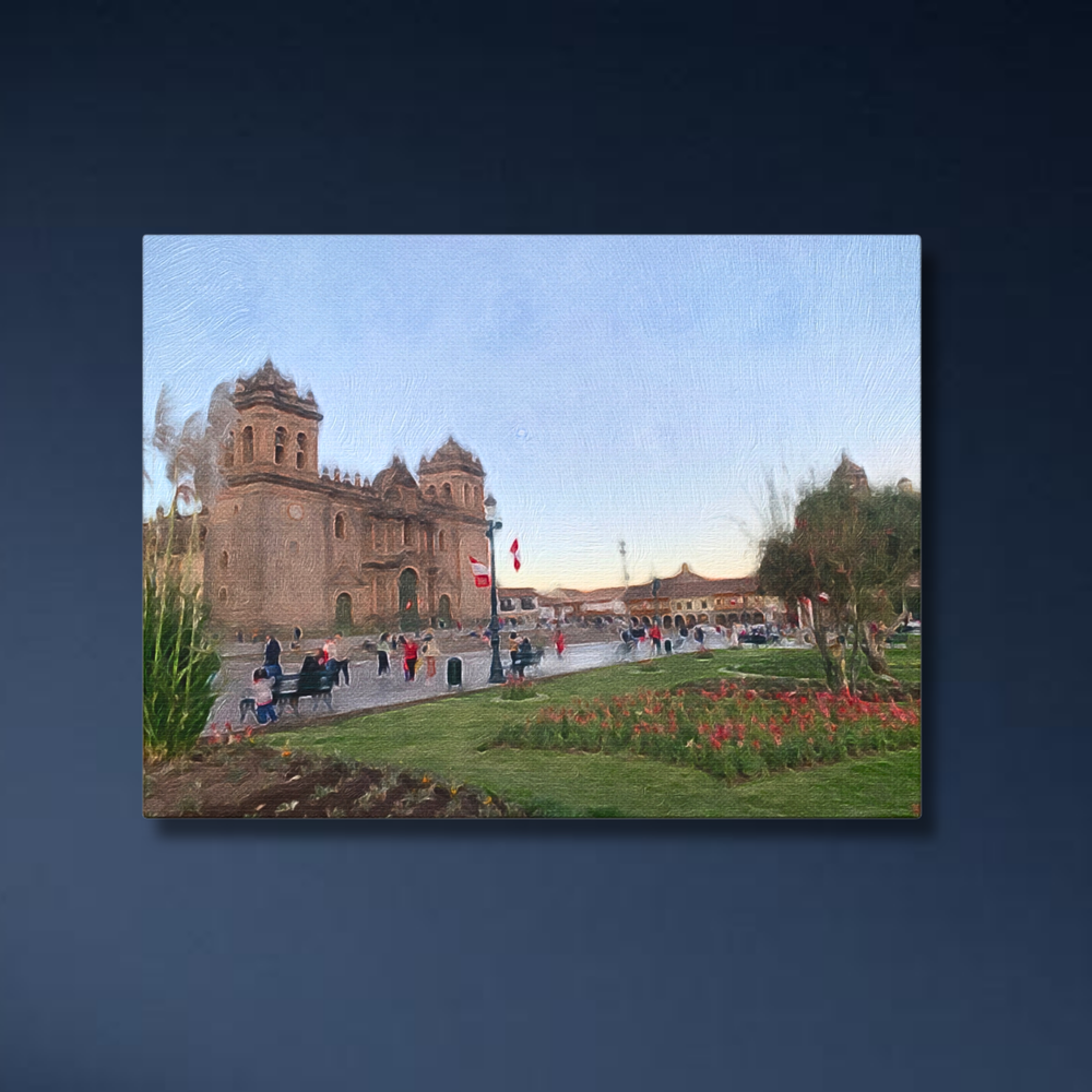Cusco, Peru | Cusco Cathedral | Original Series Canvas detail