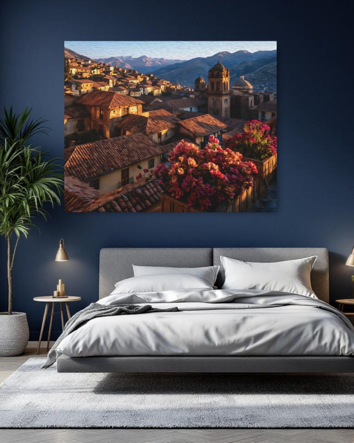 Cusco Old Town Rooftops Cathedral — Cusco, Peru Study No. 1