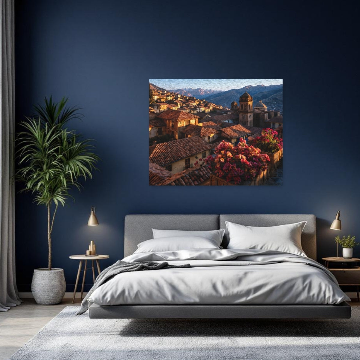 Cusco Old Town Rooftops Cathedral — Cusco, Peru Study No. 2