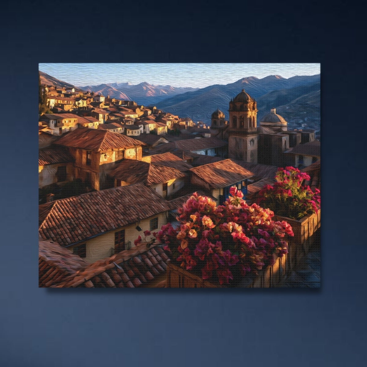 Cusco Old Town Rooftops Cathedral — Cusco, Peru Study No. 4