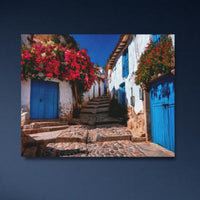 San Blas Cobblestone Stairway Alley — close-up thumbnail
