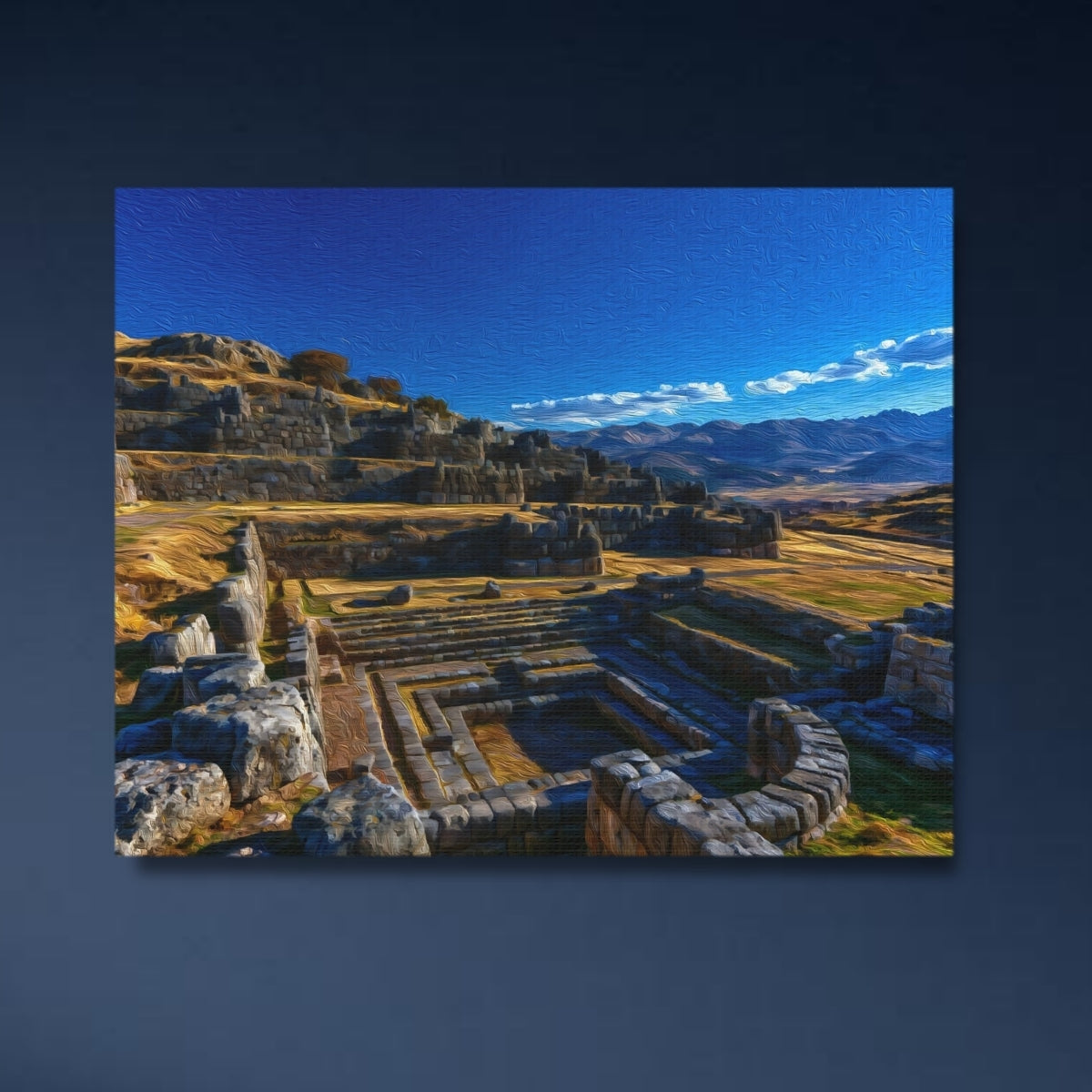 Sacsayhuaman Inca Fortress Ruins — Cusco, Peru Study No. 4