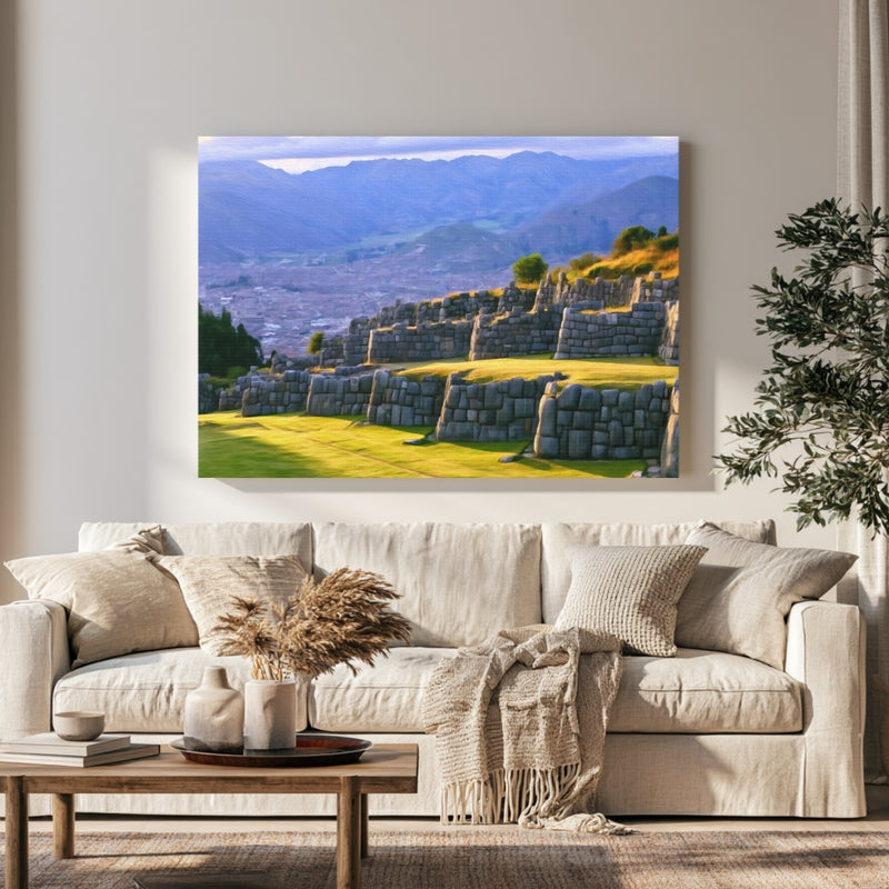 Sacsayhuaman Inca Fortress Walls — Cusco, Peru, view 1