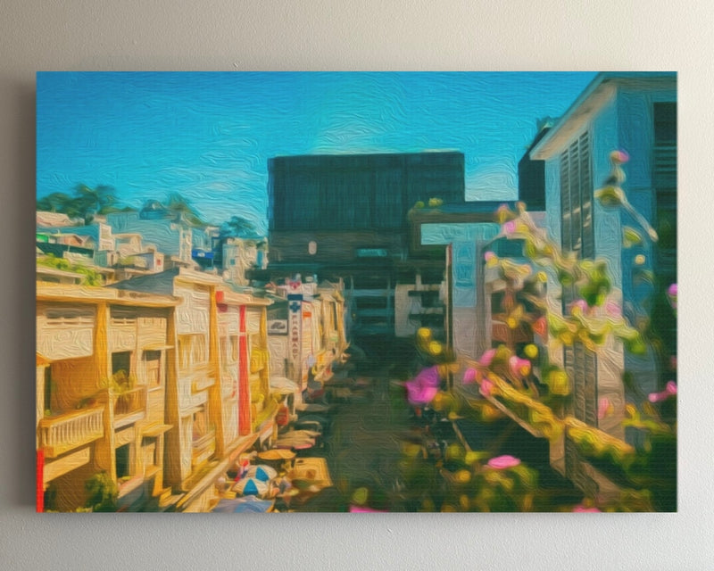 Hoa Binh Square Flower Street — Da Lat, Vietnam