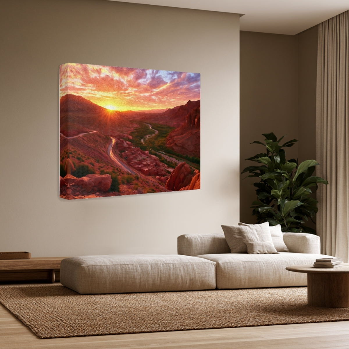 Dades Gorge Valley Sunset — Dades Gorge, Morocco, view 2