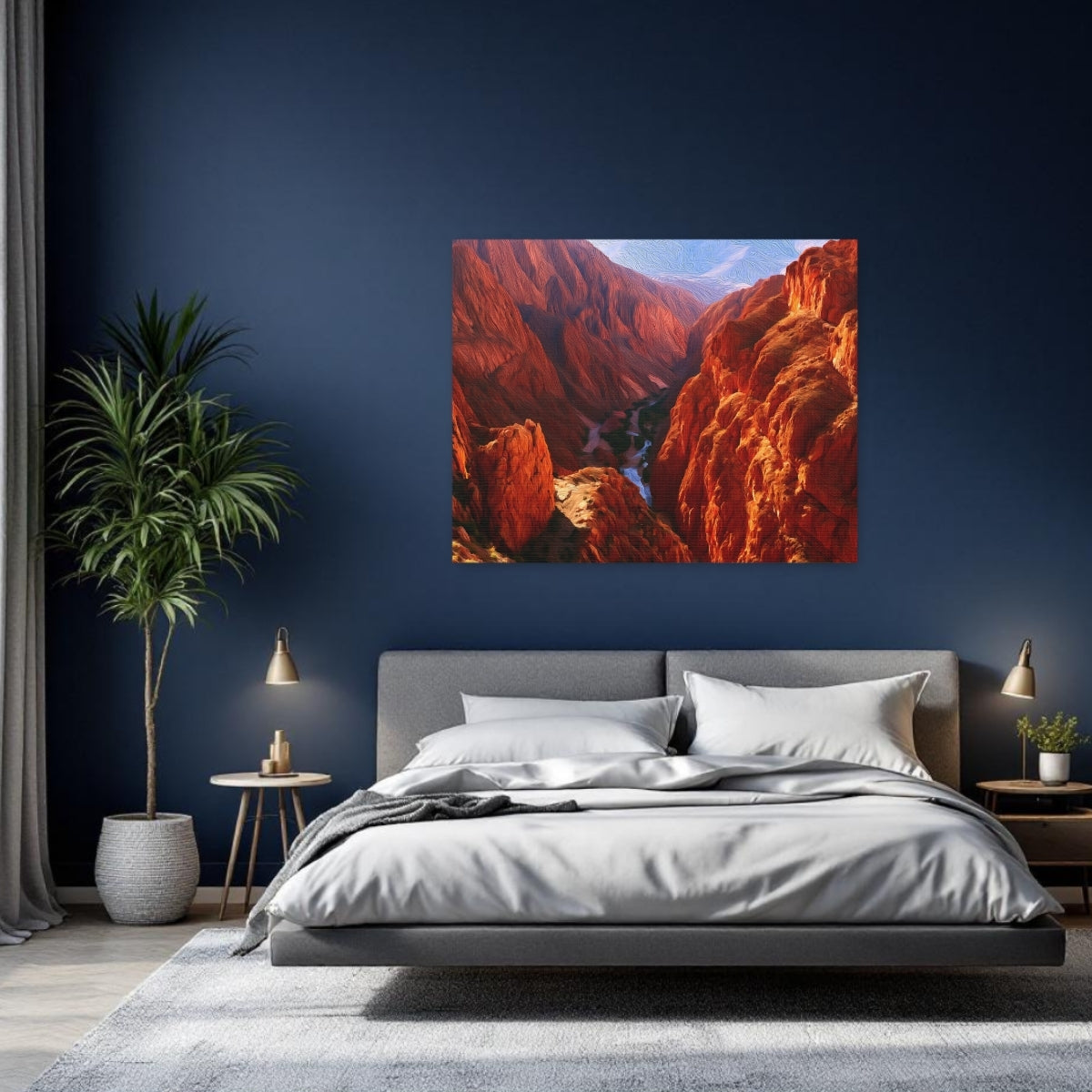 Red Rock Canyon River — Dades Gorge, Morocco, study 2