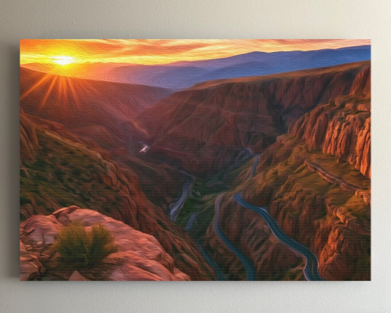 Dades Gorge River Canyon — Dades Gorge, Morocco