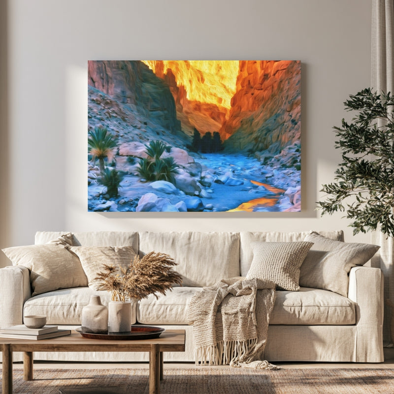 Dades Gorge Canyon River — Dades Gorge, Morocco, view 1