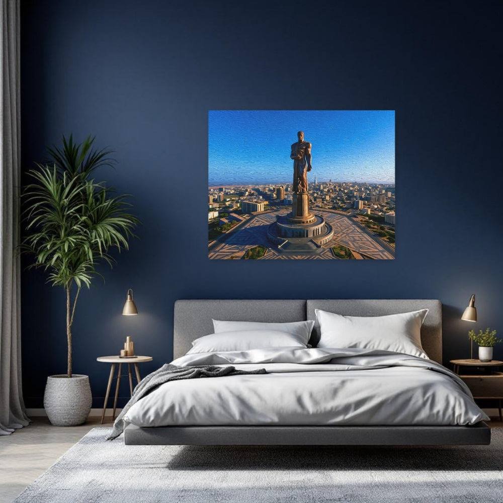 Dakar, Senegal | Dakar Renaissance Monument | Original Series Gallery Canvas detail