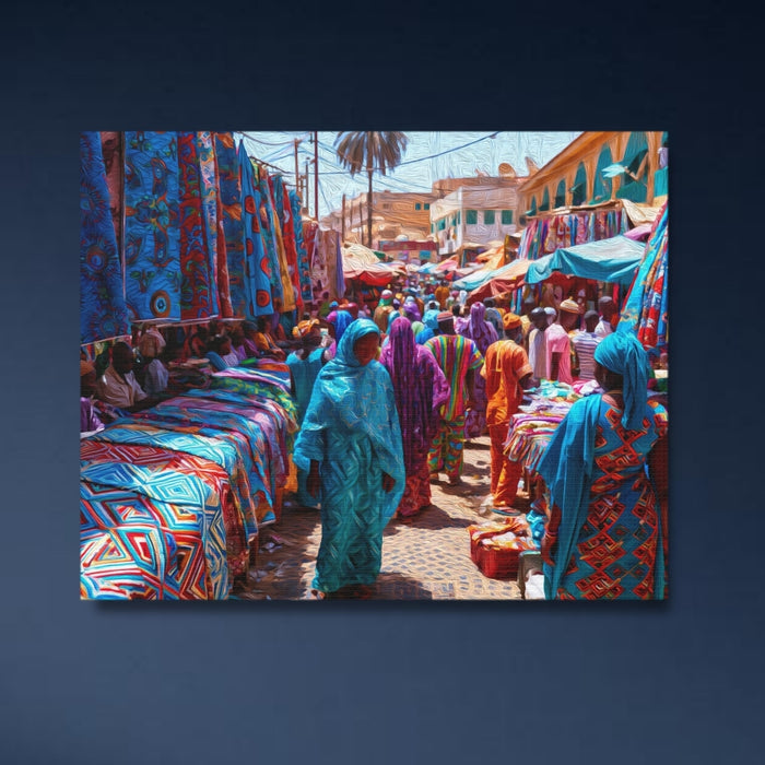 Dakar, Senegal | Sandaga Market Dakar | Original Series Gallery Canvas