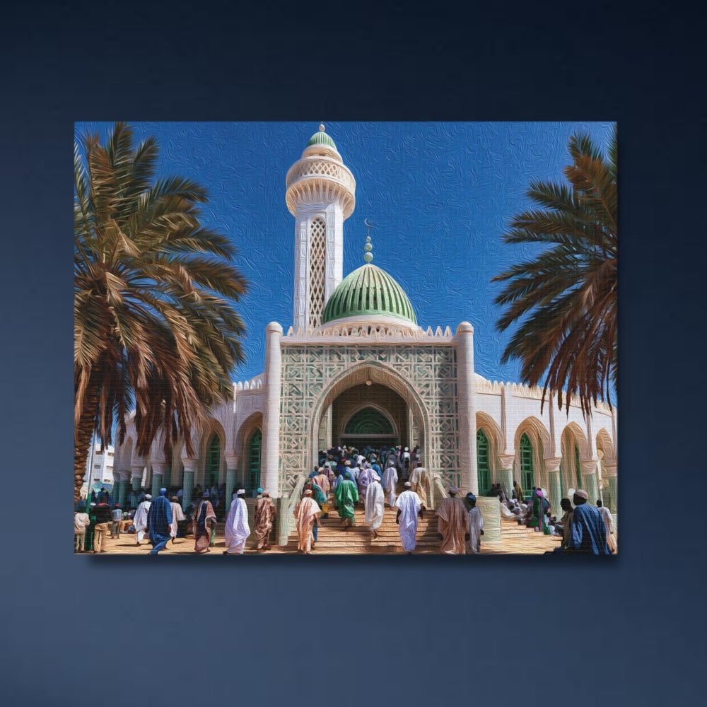Dakar, Senegal | Grande Mosquee Touba Dakar | Original Series Gallery Canvas detail